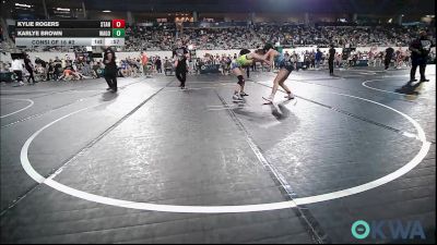 110 lbs Consi Of 16 #2 - Kylie Rogers, Standfast vs Karlye Brown, Wagoner Takedown Club