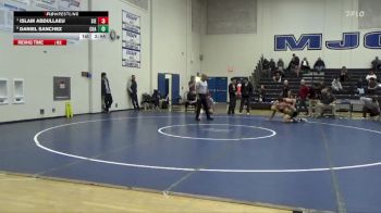 157 lbs Semifinal - Islam Abdullaeu, Sierra College vs Daniel Sanchez, Chabot College