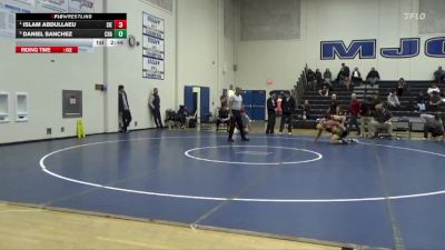 157 lbs Semifinal - Islam Abdullaeu, Sierra College vs Daniel Sanchez, Chabot College