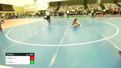 77-J lbs 5th Place - Zavier Olver, Mat Assassins vs Julian Tate, Phillipsburg