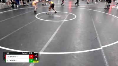 125 lbs Cons. Round 2 - D`Andre Brown, Fort Hays State vs Seth I`nama, Briar Cliff (Iowa)