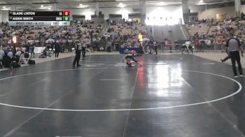 A 113 lbs 5th Place Match - Aiden Smith, Stone Memorial High School vs Slade Linton, Eagleville High School