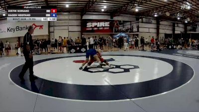 70 kg Cons. Round 1 - Justin Soriano, Dragon Wrestling Club vs Hagen Heistand, Iowa