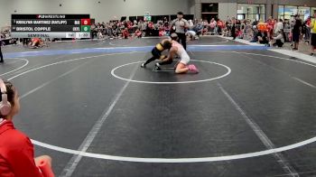 97 lbs Semifinal - Krislynn Martinez (Ratliff), Maize vs Bristol Copple, Central Kansas Young Lions