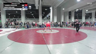 110 lbs Champ. Round 1 - Samuel Stockton, GRIT Athletics Wrestling Club vs Lance Clelland, Richmond Wrestling Club