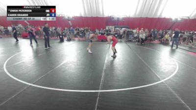 132 lbs Champ. Rd Of 32 - Owen Petersen, Callan Wrestling Academy vs Caden Kramer, Jack Pine Savage