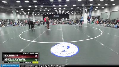 285 lbs 3rd Place Match - Nehemiah Lendobeja, Kaukauna High School Wrestling vs Roy Phelps Jr., Beat The Streets Chicago-Midway