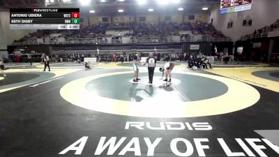 165 lbs Round Of 32 - Antonio Ubiera, Westtown School vs Seth Digby, Northfield Mt Hermon