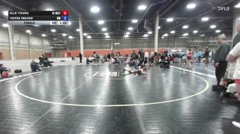 90 lbs Final - Elle Young, PA West White - GK8 vs Yaitza Selvas, Maryland Mana Surge - GK8