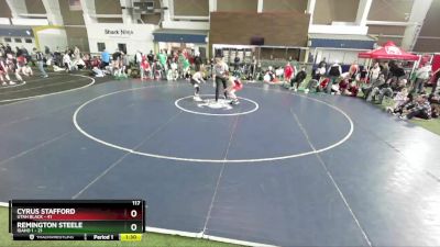 117 lbs Round 1 (4 Team) - Cyrus Stafford, Utah Black vs Remington Steele, Idaho 1