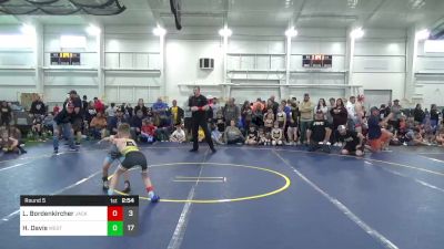 60 lbs Round 5 - Liam Bordenkircher, Jacket Wrestling Club vs Hunter Davis, West Virginia Wild