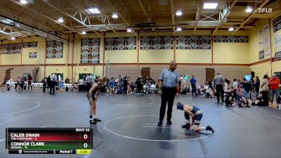 76 lbs Round 7 (10 Team) - Connor Clark, Kraken vs Caleb Swain, The Compound