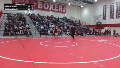124 lbs Quarterfinal - Ashton Senko, Simon Fraser University vs Svea Gonzalez, Unattached