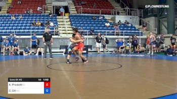 145 lbs Cons 64 #2 - Kaeman Prewett, Oklahoma vs Calvin Cai, California