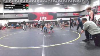 45 lbs Round 2 - Evan White, Eastside Youth Wrestling vs Carson Smith, Beaufort Bull Sharks WC