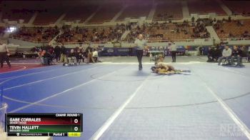 D1-150 lbs Champ. Round 1 - Tevin Mallett, Boulder Creek vs Gabe Corrales, Desert Ridge