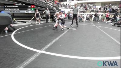 49 lbs Round Of 16 - Slade Summers, Standfast vs Colton Herzfeld, Newcastle Youth Wrestling