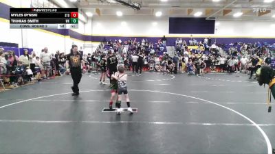 50 lbs Cons. Round 2 - Thomas Smith, White Knoll vs Myles Dynski, Summerville Take Down
