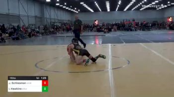 115 lbs Prelims - Jeremiah Schliesman, Team Aggression vs Ian Hawkins, Greg Gomez Wrestling