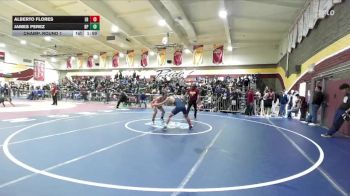 138 lbs Champ. Round 1 - James Perez, Riverside Poly vs Alberto Flores, Eleanor Roosevelt