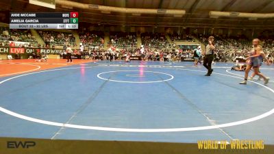 82 lbs Quarterfinal - Jude McCabe, Moyer Elite vs Amelia Garcia, Standfast