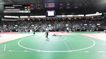 120 lbs 1st Place Match - Jackson Schwartz, GGBA vs Rocco Bush, CPWA