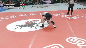 Semifinal - Dillon Hebbert, Hyannis vs Jaydyn Schommer, Aquinas Catholic