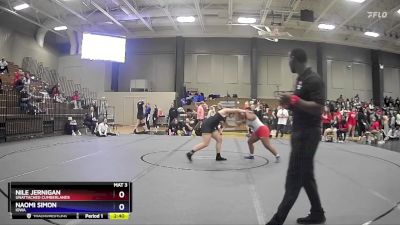 180 lbs Semifinal - Naomi Simon, Iowa vs Nile Jernigan, Unattached Cumberlands