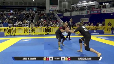James C Allebach vs James W. Gorman 2025 Pan IBJJF Jiu-Jitsu No-Gi Championship