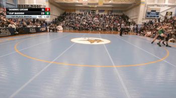 126 lbs 1st Place Match - Dominic Lucian, Salesianum vs Clif Bakhsh, Saint Marks H S