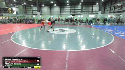 120 lbs Round 1 (4 Team) - Henry Thompson, NORTH CAROLINA WRESTLING FACTORY - RED vs Ahriana Scales, D1 ELITE