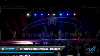 Elevation Cheer Company - Eminence [2021 L3 Senior - D2 Day 2] 2021 Universal Spirit-The Grand Championship