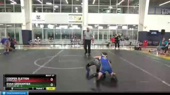 68 lbs Round 7 (8 Team) - Evan Grenamyer, Scrapyard WC vs Cooper Sletten, 84 Athletes