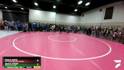 33-41 lbs Round 3 - Thalia Ortiz, NXT Level Wrestling Academy vs Grace Cogar, Spartan Mat Club