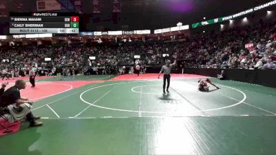 108 lbs Cons. Round 2 - Caily Sherman, CGN3 vs Sienna Maiani, CEW1