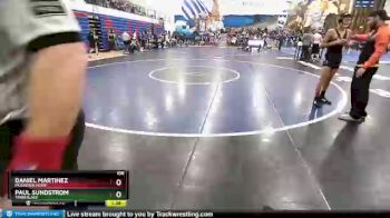 106 lbs Champ. Round 1 - Paul Sundstrom, Timberlake vs Daniel Martinez, Mountain Home