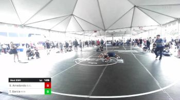 165 lbs Round Of 16 - Simon Arredondo, Bullard Wr Ac vs Tatum Garcia, New Mexico Bad Boyz