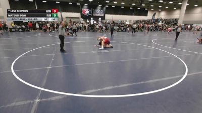 138 lbs Cons. Sub-semis - Levi Shivers, Anchorage Youth Wrestling Academy vs Mateus Sgai, Florida