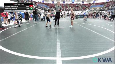 52 lbs 3rd Place - Keller Goodson, Rough Riders vs Hunter Larsen, Blue Devil Wrestling