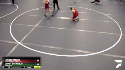 165 lbs Quarterfinal - Hunter Miller, Frontier Wrestling Club vs Wyatt Bonnerup, Minnesota