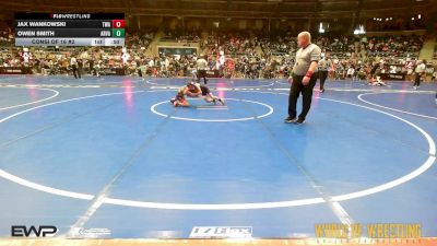 64 lbs Consi Of 16 #2 - Jax Wankowski, Thoroughbred Wrestling Academy vs Owen Smith, Arvada West