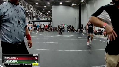 150 lbs Round 1 (8 Team) - Max Alweiss, Filipe Trained WC vs Kraig Bolte, VA Team Predator