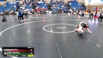 120 lbs Round 5 - Gunner Rettele, Millard South vs Brayden Luinstra, Augusta