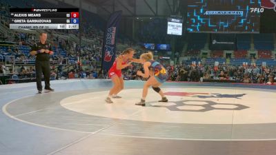 140 lbs Champ. Rd Of 32 - Alexis Means, KS vs Greta Garbuzovas, GA