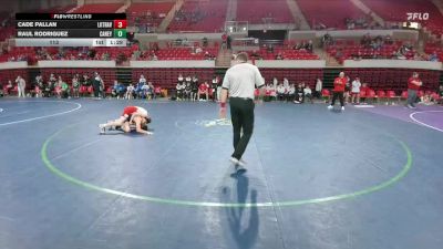 113 lbs Round 2 - Quarters & 1st Wb (16 Team) - Cade Pallan, Austin Lake Travis vs Raul Rodriguez, Conroe Caney Creek