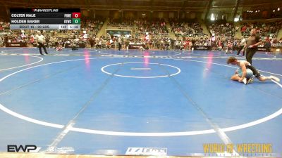 90 lbs Round Of 32 - Colter Hale, Powerhouse Comanche OK vs Holden Baker, BTWC