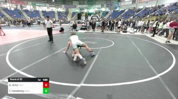 120 lbs Round Of 32 - Dominik Ortiz, Central HS vs Tyler Haneborg, Midwest Destroyers