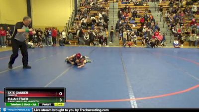 70 10U Champ. Round 1 - Elijah Stach, Pursuit Wrestling Minnesota vs Tate Gauker, Mankato