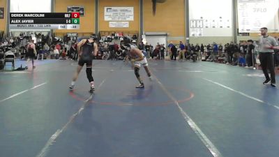 132 lbs Consi Of 8 #2 - Derek Marcolini, Milford MA vs Alex Javier, Somerset Berkley