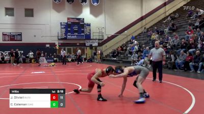 141 lbs Rr Rnd 1 - Joey Olivieri, Rutgers vs Christian Coleman, Duke